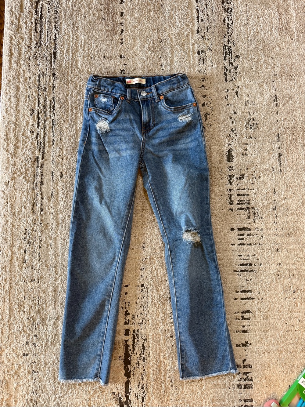 Levi's Distressed Girls Blue Jeans